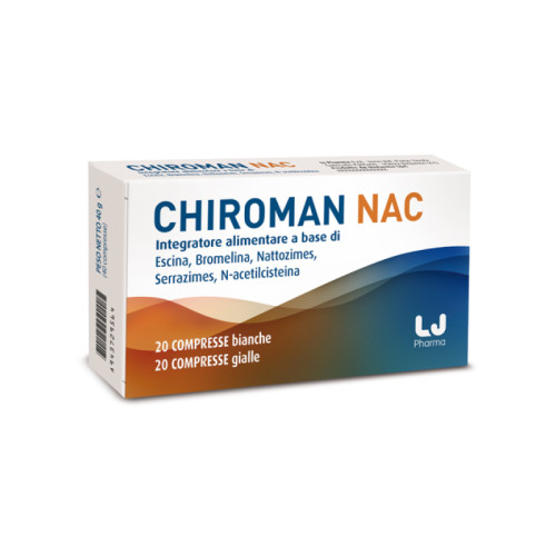 Chiroman nac 20 compresse bianche + 20 compresse gialle