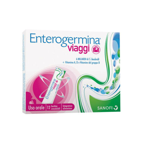 Enterogermina viaggi 12 bustine orosolubili confezione standard