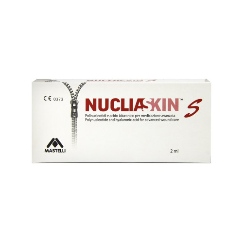 Nucliaskin s medicazione avanzata bioattiva trattamento ulcere e lesioni cutanee fiala-siringa da 2 ml