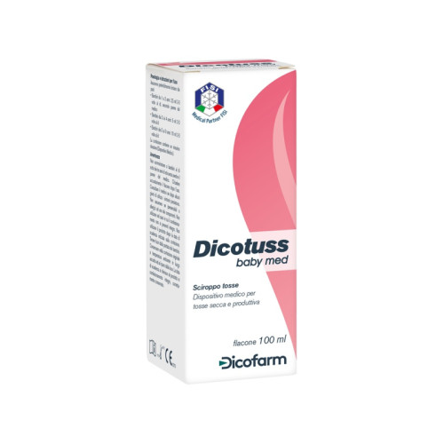 Sciroppo tosse dicotuss baby med 100 ml gusto fragola di bosco