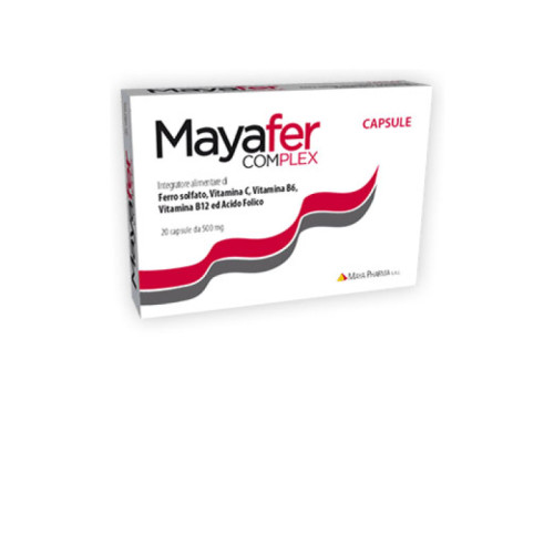 Mayafer complex 20 capsule senza glutine naturalmente privo di lattosio