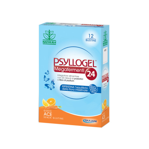 Psyllogel megafermenti 24 ace 12 buste 3 g