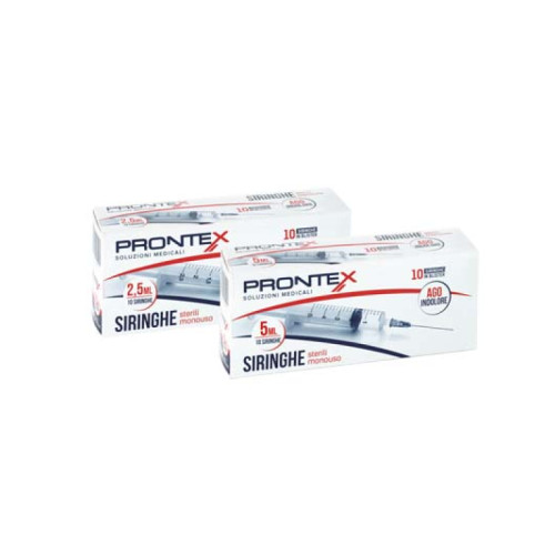 Siringa prontex 2,5 ml ago ind 10 pezzi