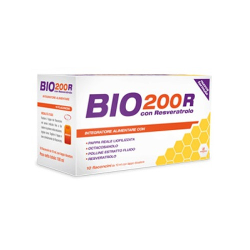 Bio200 r resveratrolo 10 flaconcini 10 ml