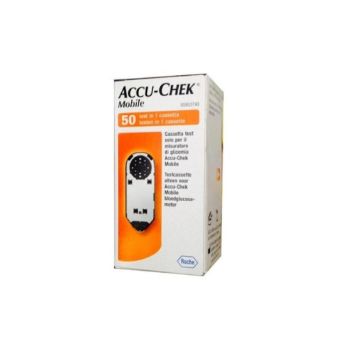 Strisce misurazione glicemia accu-chek mobile 50 test mic 2