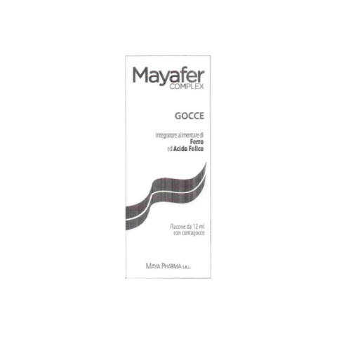 Mayafer complex gocce 12 ml senza glutine naturalmente privo di lattosio