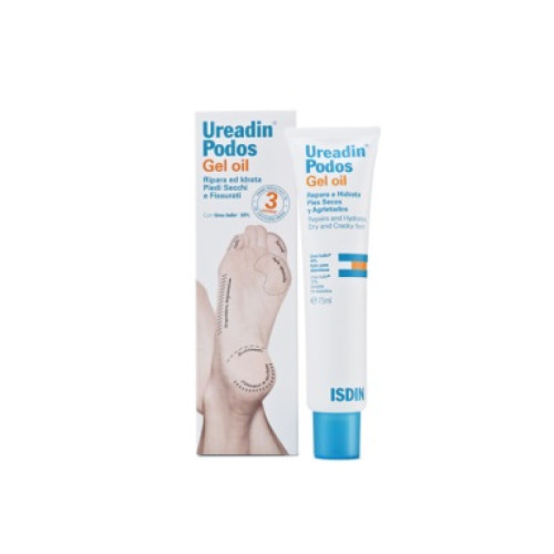 Ureadin podos gel-oil 75 ml + roll elettrico leviga piedi e talloni