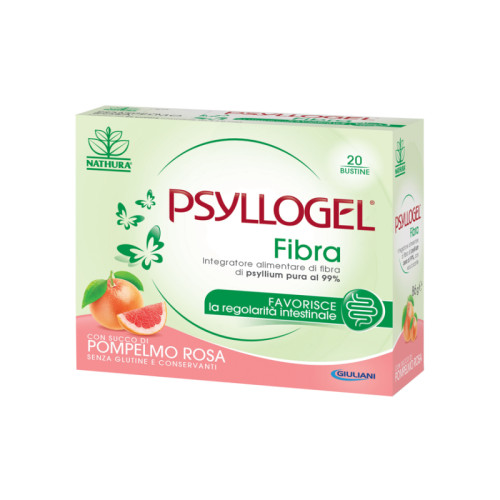 Psyllogel fibra pompelmo rosa 20 bustine