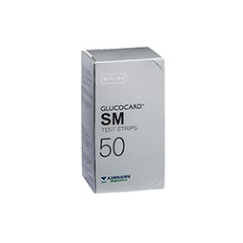 Test strips per misurazione glicemia glucocard sm 50 pezzi