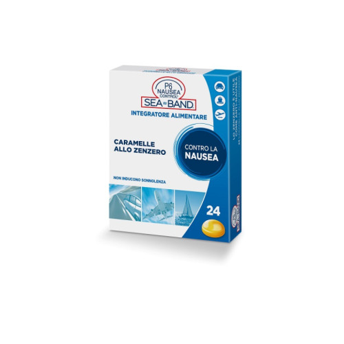 P6 nausea control caramelle anti nausea viaggio allo zenzero 24 pezzi