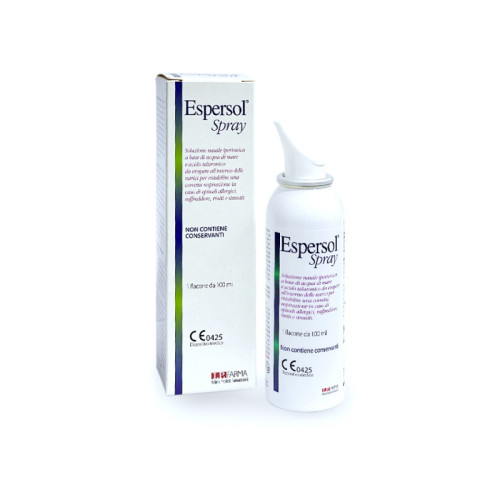 Soluzione nasale espersol spray ipertonica a base di acqua di mare e acido ialuronico 0,02% 100ml
