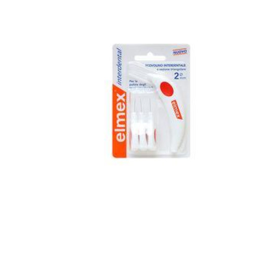 Elmex interdental scovolino interdentale 2 mm 6 testine + manico
