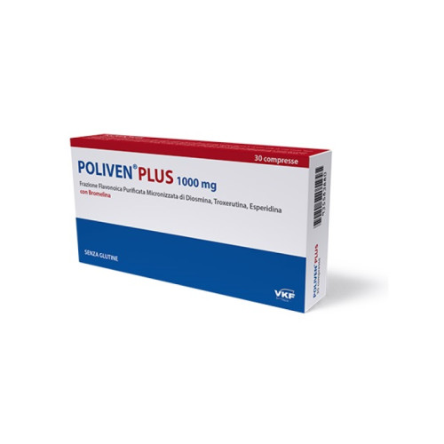 Poliven plus 30 compresse triplo strato senza glutine naturalmente privo di lattosio