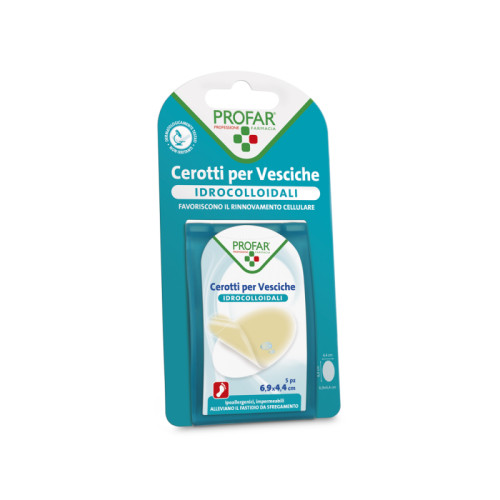 Cerotto vesciche idrocolloidale profar 6,9x4,4 5 pezzi