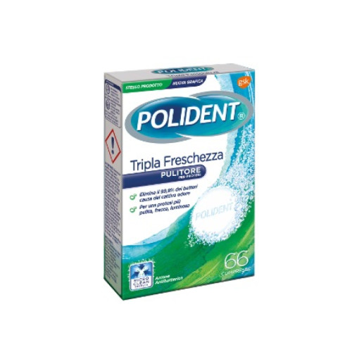 Polident intensa freschezza pulitore quotidiano 66 compresse