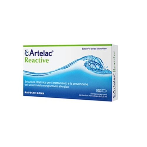 Artelac reactive soluzione oftalmica monodose 20 unita' da 0,5 ml