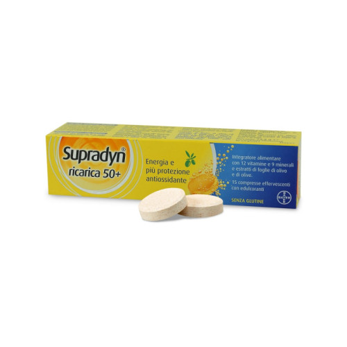 Supradyn ricarica 50+ 15 compresse effervescenti