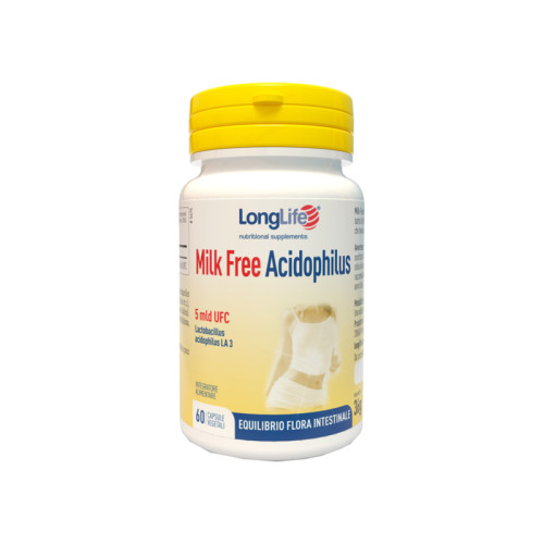 Longlife milk free acidophilus 60 capsule vegetali