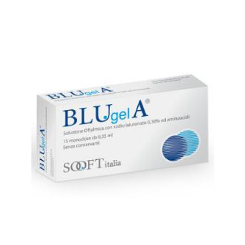Blu gel a monodose gocce oculari 15 contenitori monodose