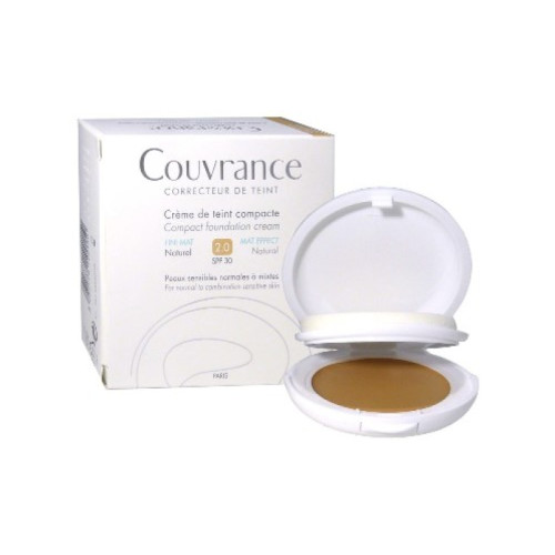 Eau thermale avene couvrance crema compatta colorata nf oil free naturale 9,5 g