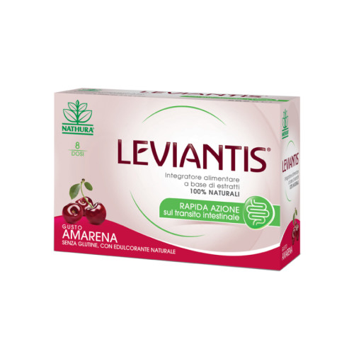 Leviantis senza glutine gusto amarena 8 dosi / 16 buste