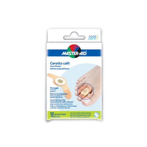 Cerotto callifugo master-aid footcare 71x22 mm 12 pezzi b2