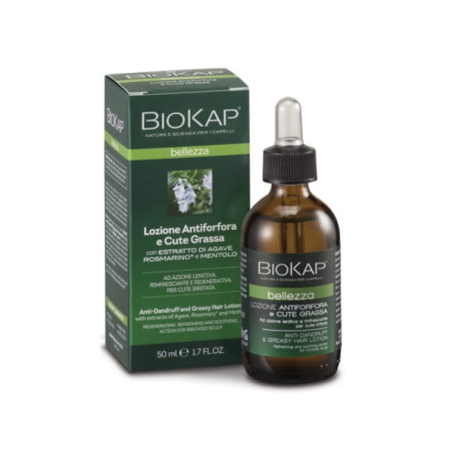 Biokap bellezza lozione antiforfora e cute grassa 50 ml biosline