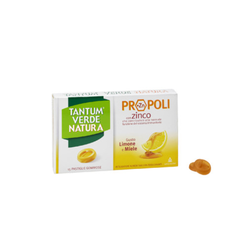 Tantum verde natura 15 pastiglie gommose limone & miele