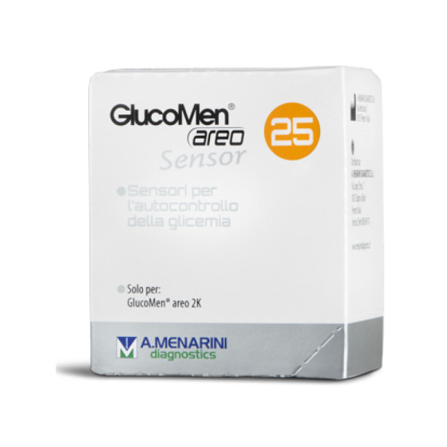 Strisce misurazione glicemia glucomen areo sensor 25 pezzi