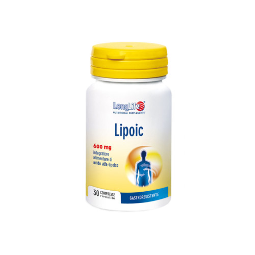 Longlife lipoic 600 mg 30 compresse rivestite da 870 mg