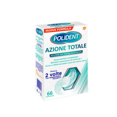 Polident azione totale 66 compresse