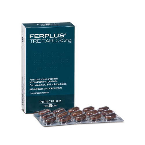 Principium ferplus tre retard 30mg 30 compresse gastroresistenti