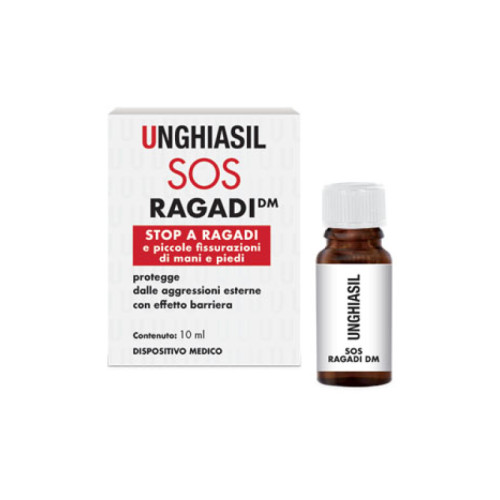 Unghiasil sos ragadi flacone 10 ml con pennellino e 9 cerotti copriverruca