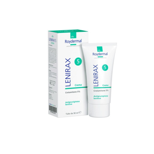 Lenirax 5 crema dermatologica crotamitone 5% 50 ml
