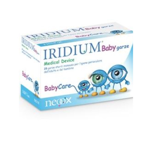 Garza oculare medicata iridium baby 28 pezzi
