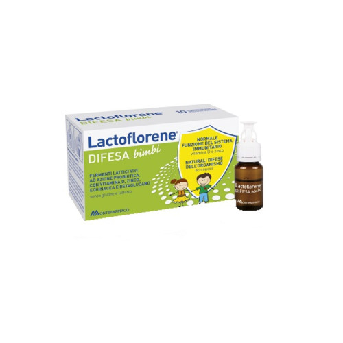 Lactoflorene difesa bambini 10 flaconi 100 ml