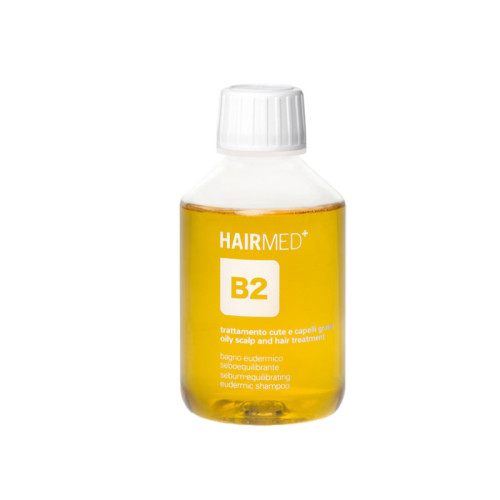 Hairmed b2 trattamento cute e capelli grassi bagno eudermico seboequilibrante 200 ml
