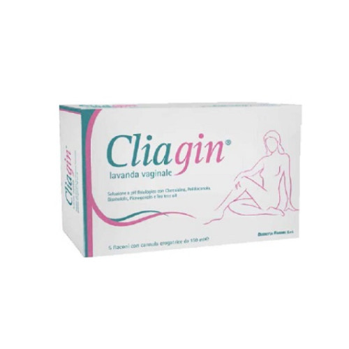 Lavanda vaginale cliagin 150ml 5 pezzi