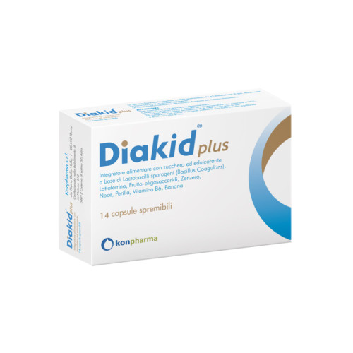 Diakid plus 14 capsule spremibili senza glutine