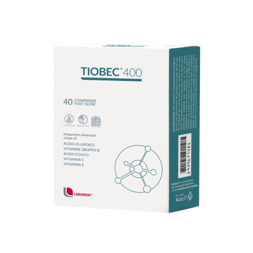 Tiobec 400 40 compresse fast-slow da 1,28 g