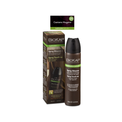 Bios line  biokap nutricolor delicato spray ritocco castano mogano 75 ml