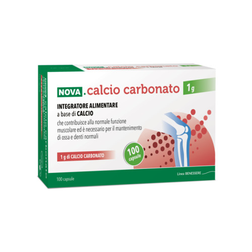 Nova calcio carbonato 1 g 100 capsule