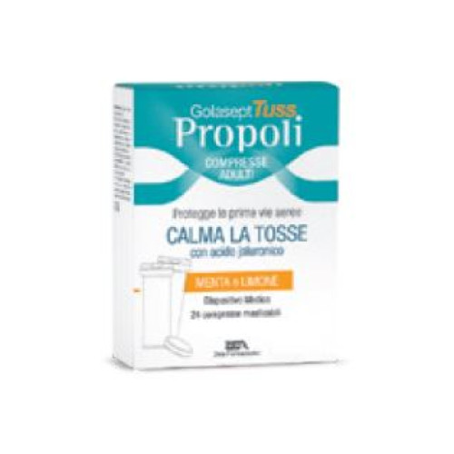 Golasept tuss propoli cpr tosse dispositivo medico compresse masticabili alla propoli in astuccio