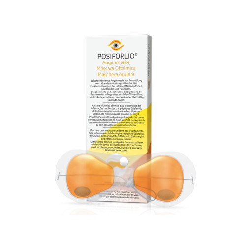 Posiforlid 2 maschera per occhi per trattamento termico per blefarite e disfunzione meibomdrusen
