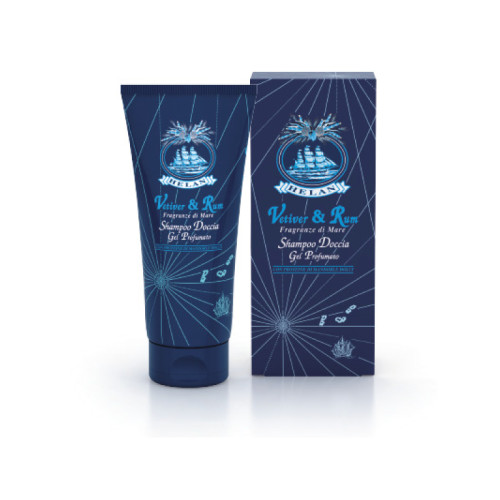 Vetiver & rum shampoo doccia gel profumato 200 ml