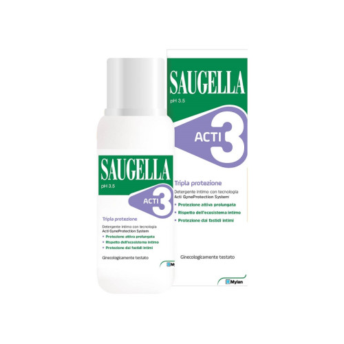 Saugella acti3 detergente intimo 250 ml