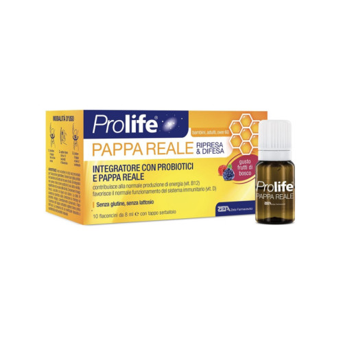 Prolife pappa reale 10 flaconi da 8 ml