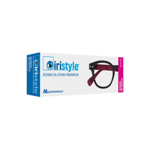 Occhiale da lettura premontato iristyle rubber bi-grapes 3