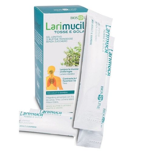 Larimucil tosse gola 12 bustine 10 ml