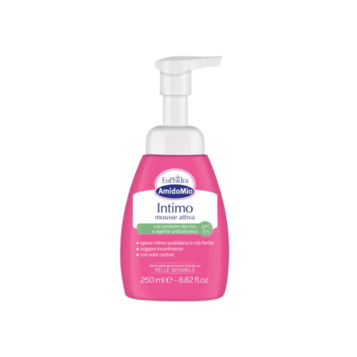 Euphidra amidomio intimo mousse attiva ph 3,5 250 ml